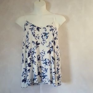 Torrid Blue Floral Tank